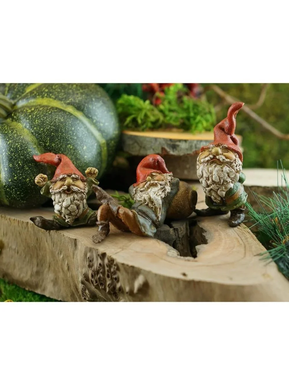 Miniature Fairy Garden Gnome Statue for Terrarium Decor - Whimsical Home Accent